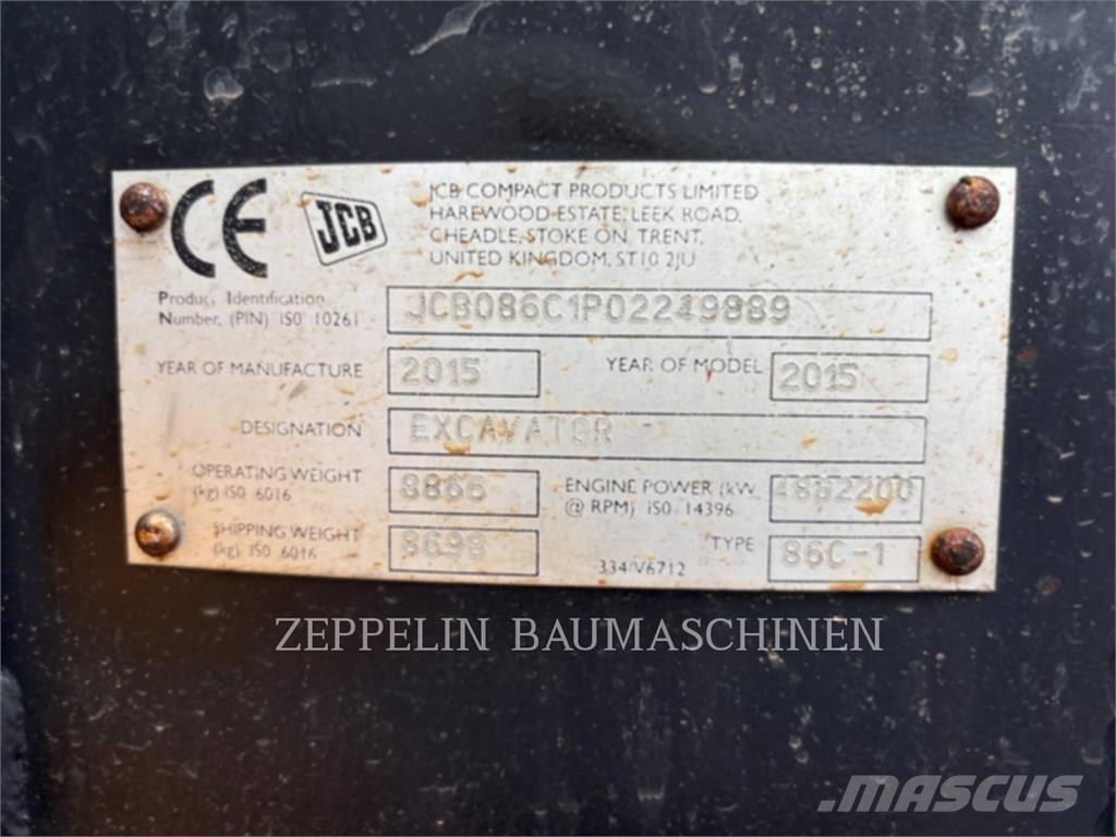 JCB 86C Bageri gusjeničari