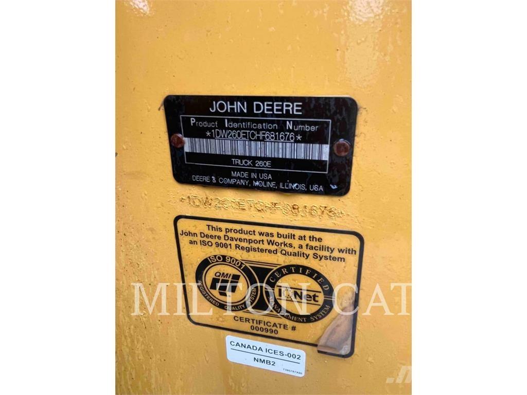 John Deere 260E Zglobni demperi