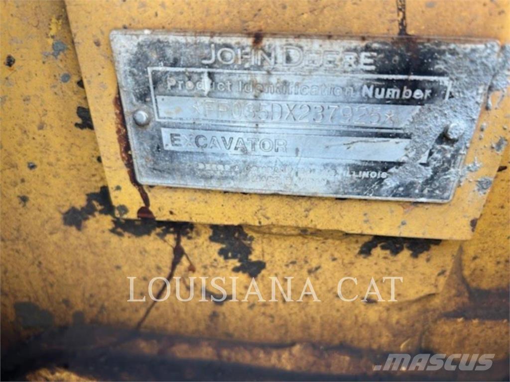 John Deere & CO. 35D Mini bageri <7t