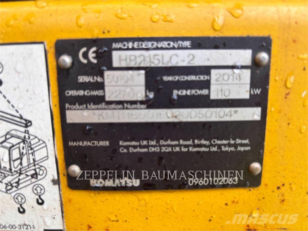 Komatsu HB215LC-2 Bageri gusjeničari