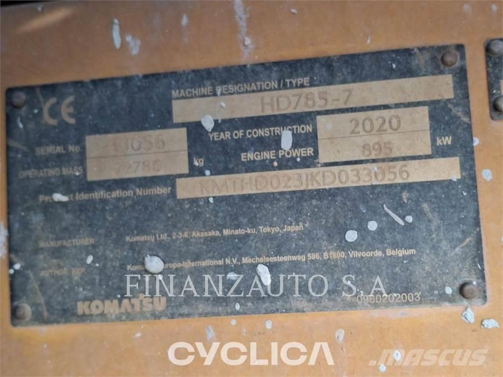 Komatsu HD785-7 Zglobni demperi