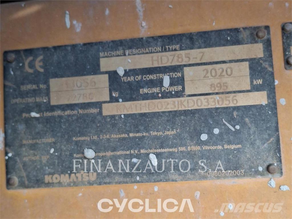 Komatsu HD785-7 Zglobni demperi