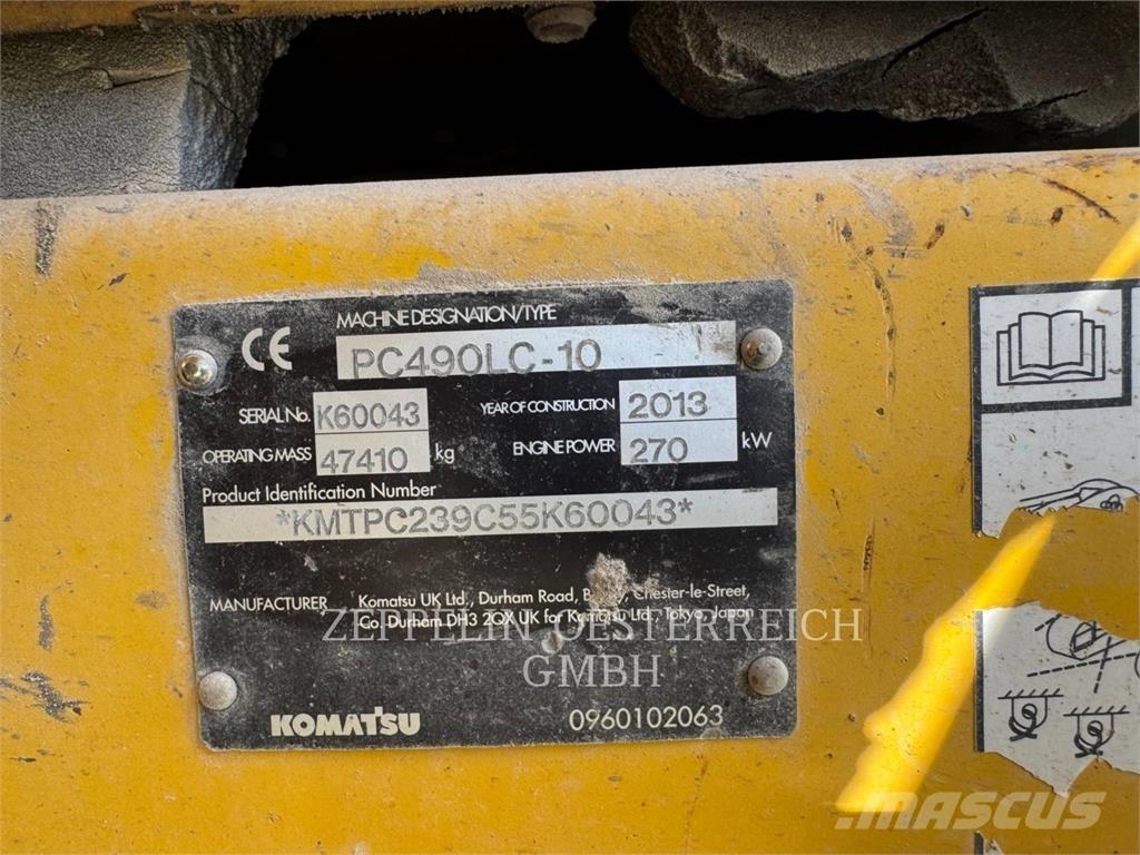 Komatsu PC490LC-10 Bageri gusjeničari