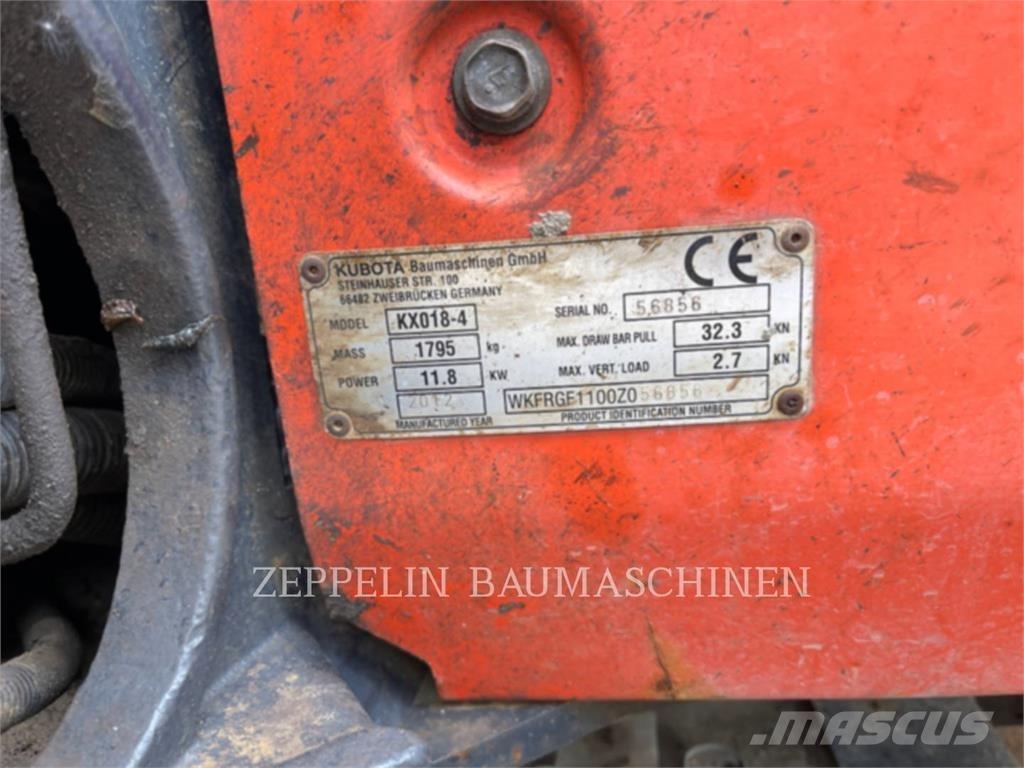 Kubota KX018-4 Bageri gusjeničari