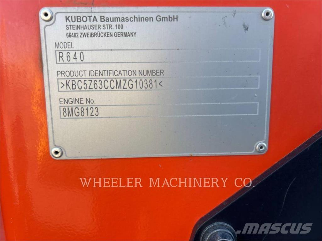 Kubota R640 CWL Utovarivači na kotačima