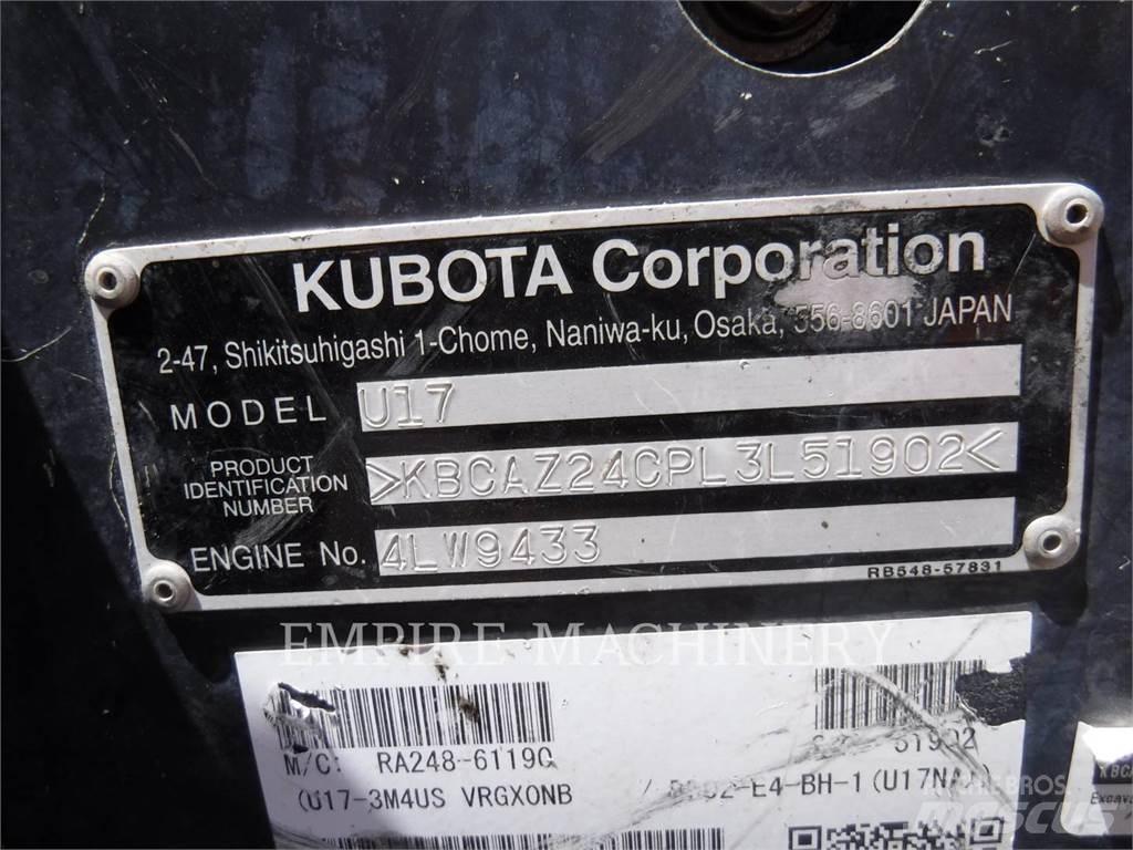 Kubota U17 Bageri gusjeničari
