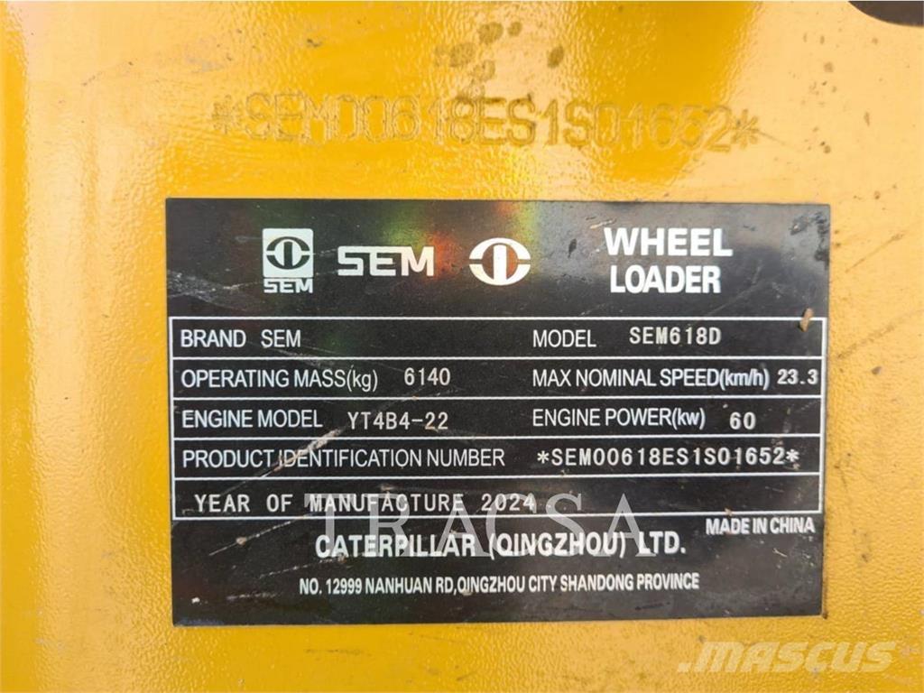 SEM MACHINERY SEM618D Utovarivači na kotačima