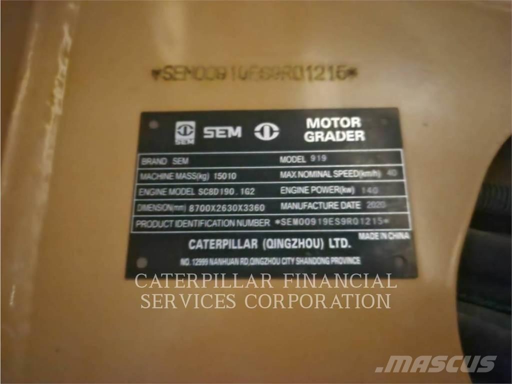 SEM MACHINERY SEM919 Grejderi