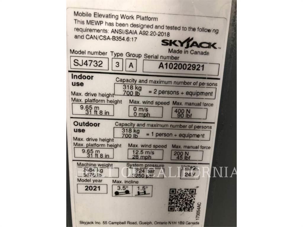 Skyjack SCISSOR32E Škaraste platforme