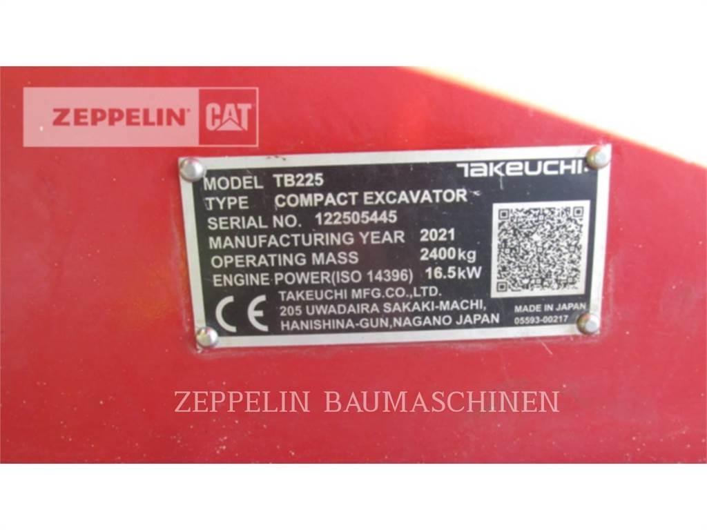 Takeuchi TB225 Bageri gusjeničari