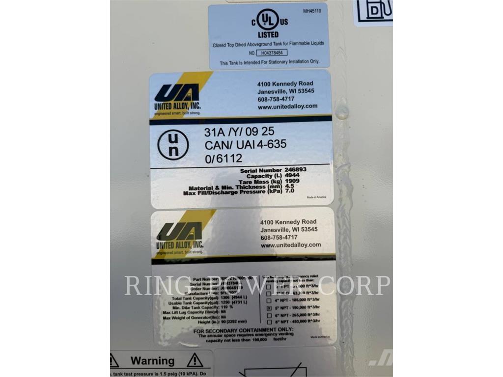 United 1250 GALLON Građevinarstvo – ostalo