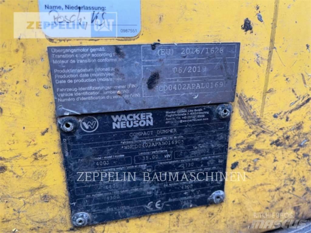 Wacker 4001 Zglobni demperi