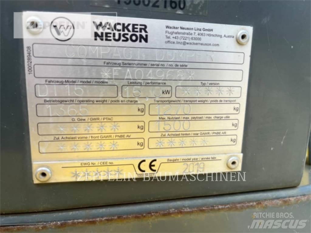 Wacker DT15 Zglobni demperi