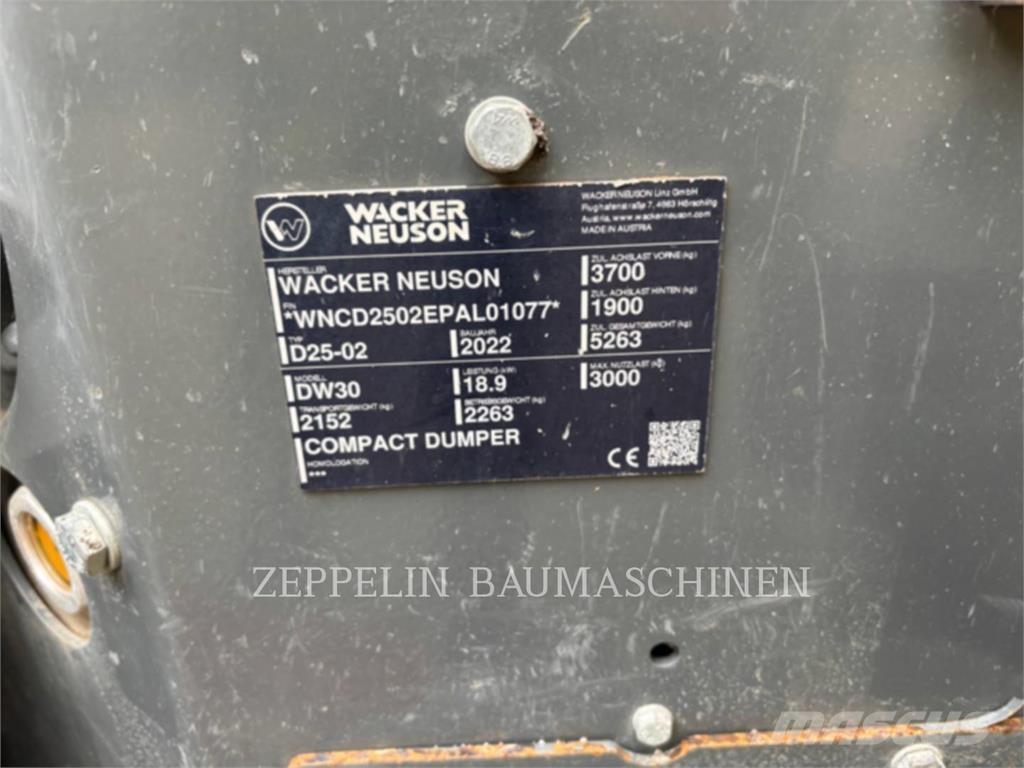 Wacker DW30 Zglobni demperi