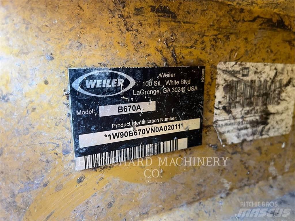 Weiler B670A Strojevi za sječu stabala