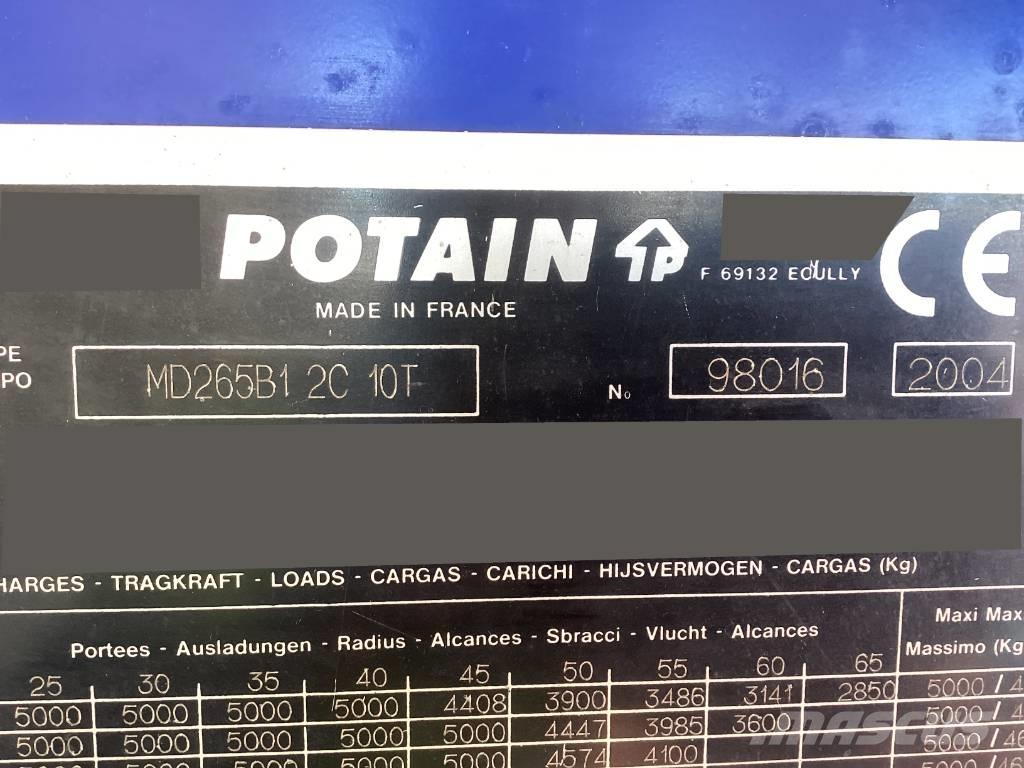 Potain MD265B1-J10 Toranjski kranovi