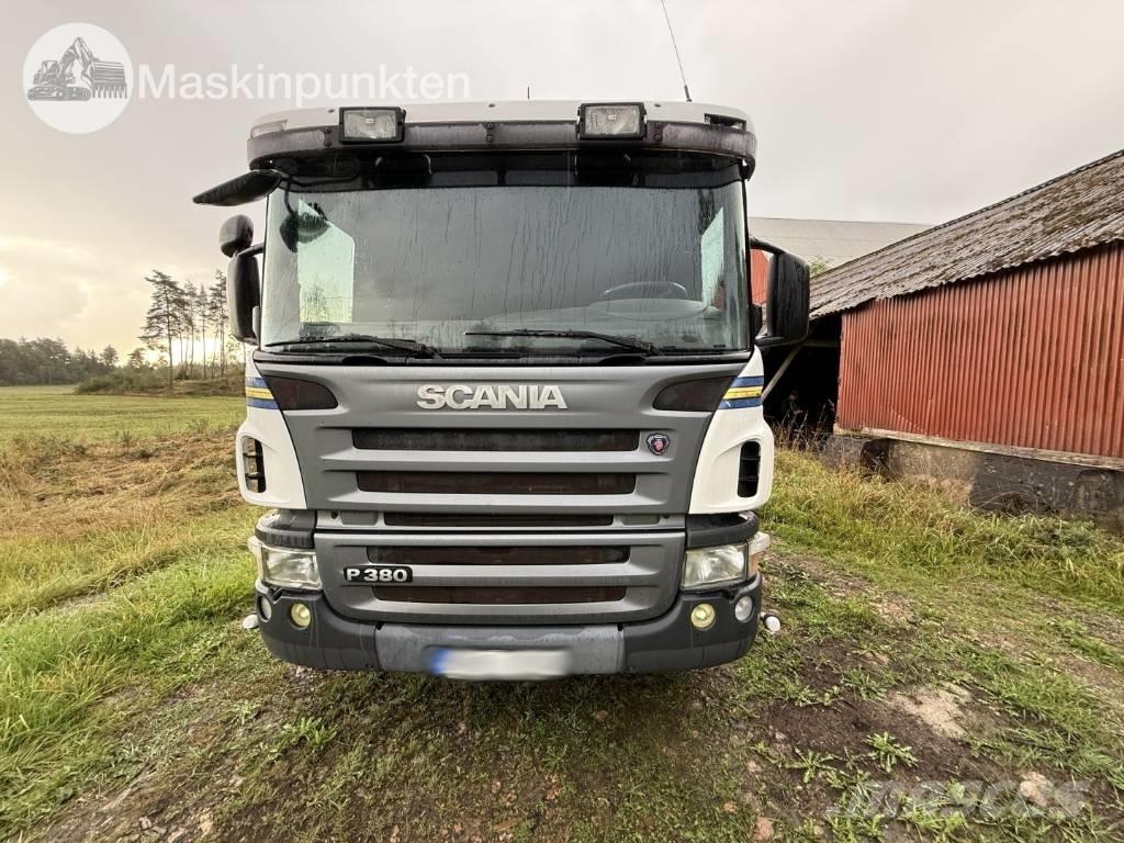 Scania P 380 LB Rol kiper kamioni s kukama za dizanje