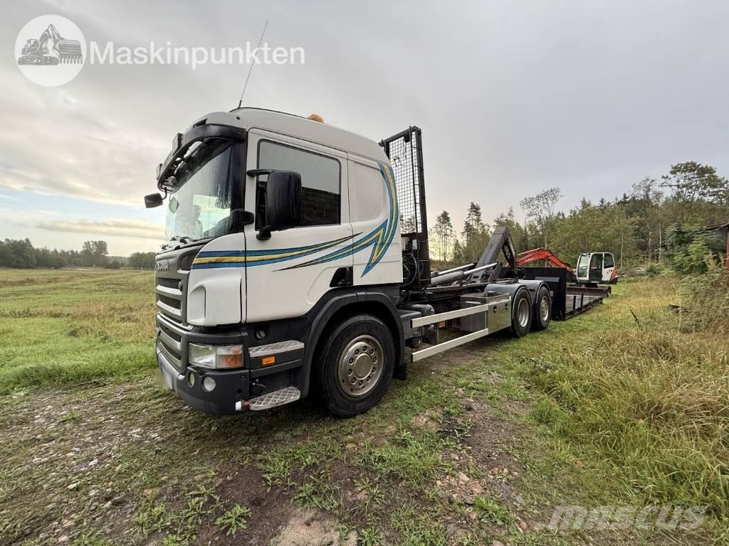 Scania P 380 LB Rol kiper kamioni s kukama za dizanje