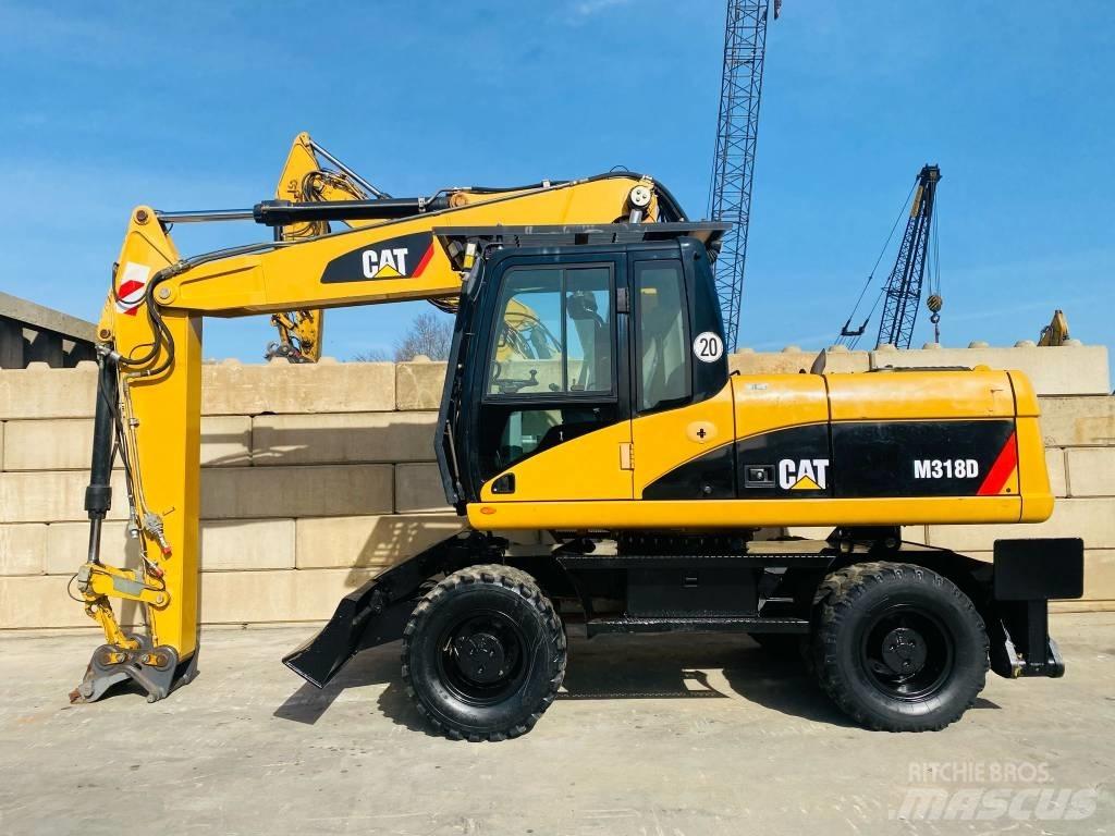 CAT M 318 D Bageri na kotačima
