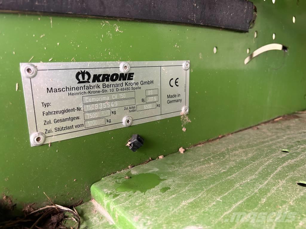 Krone CV150XC Rolo balirke