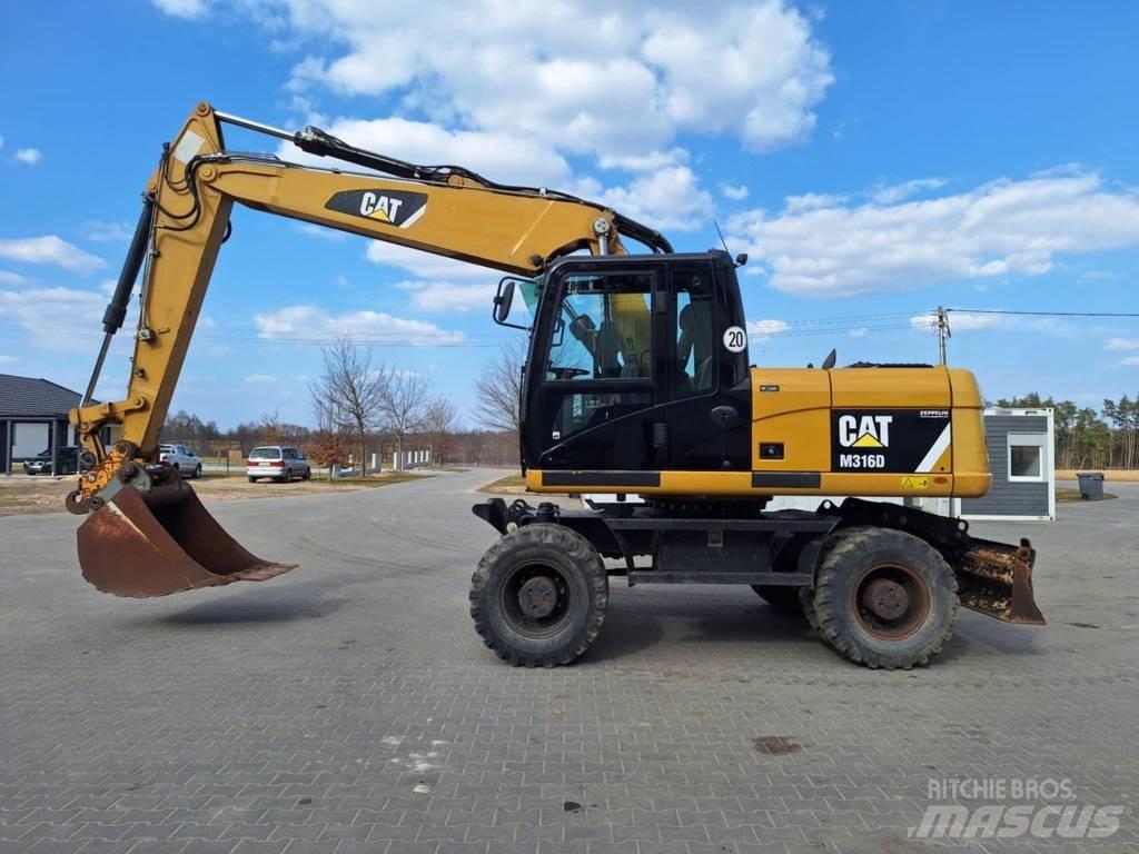 CAT M 316 D Bageri na kotačima