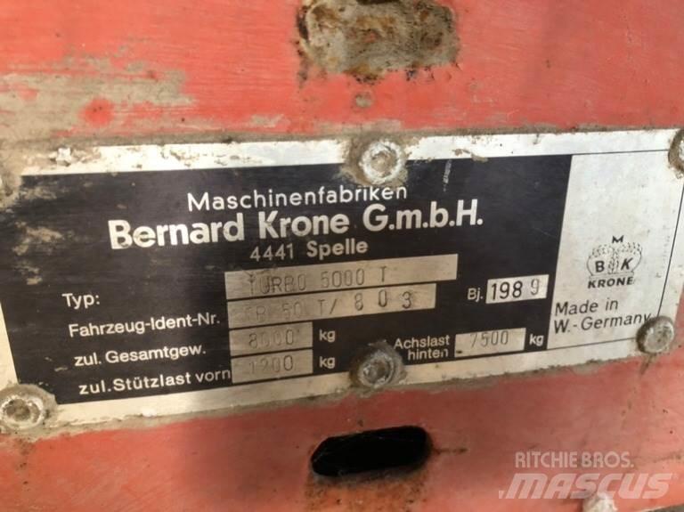 Krone Turbo 5000 T Samoutovarne prikolice
