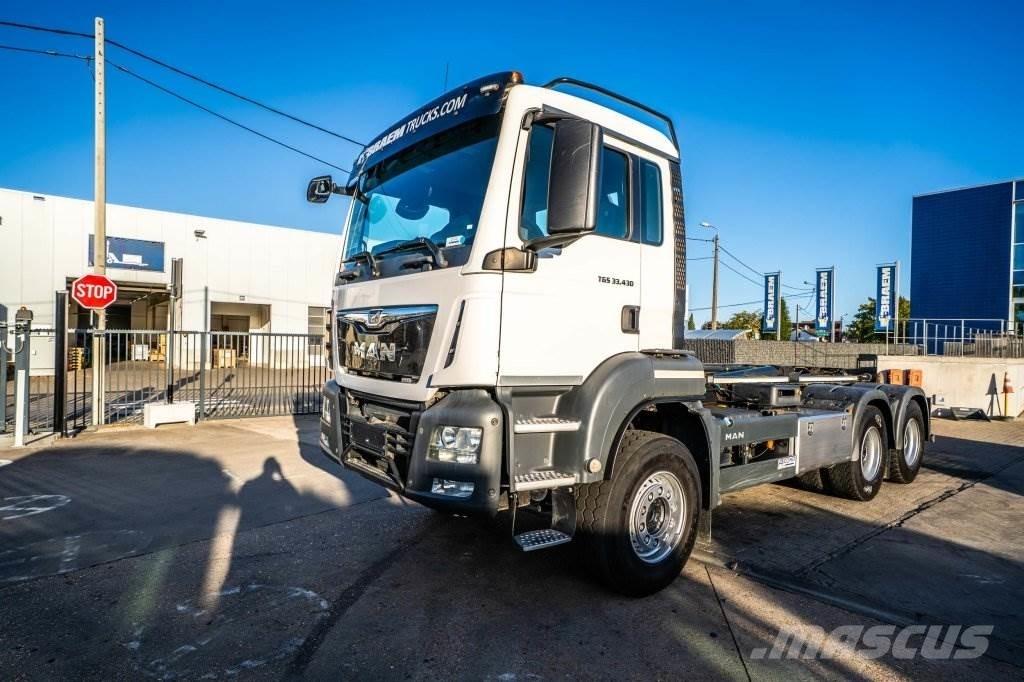 MAN TGS 33.430 BL Rol kiper kamioni s kukama za dizanje