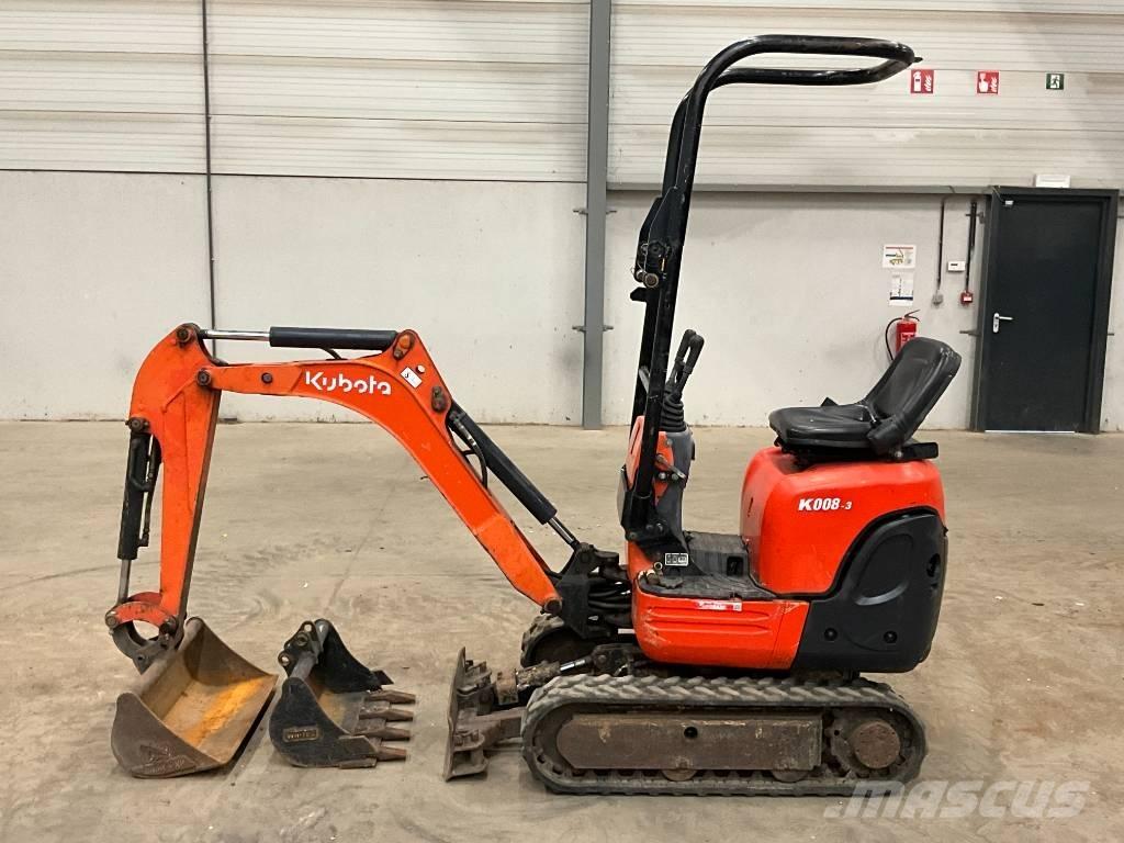 Kubota K 008-3 Mini bageri <7t