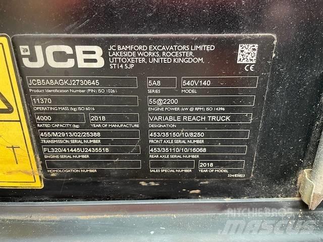 JCB 540-140 Teleskopski viličari