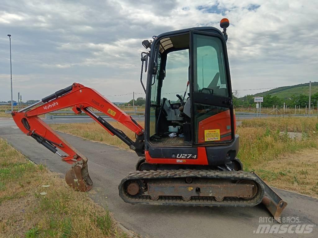 Kubota U 27-4 Mini bageri <7t