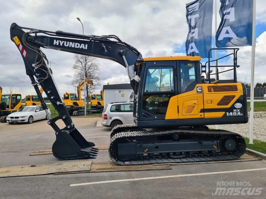 Hyundai HX140AL Bageri gusjeničari