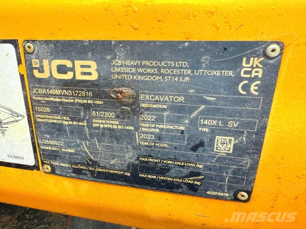JCB 140 X Bageri gusjeničari