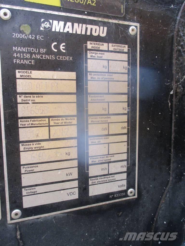 Manitou 160 ATJ Zglobne podizne platforme