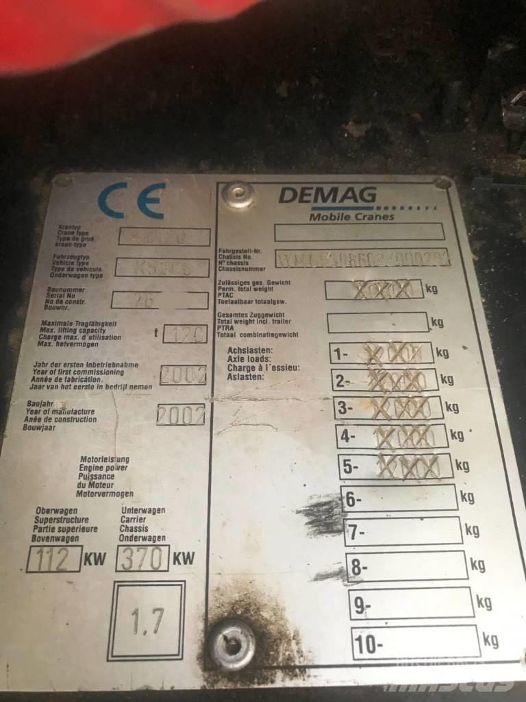 Demag AC 120 Rabljene dizalice za težak teren