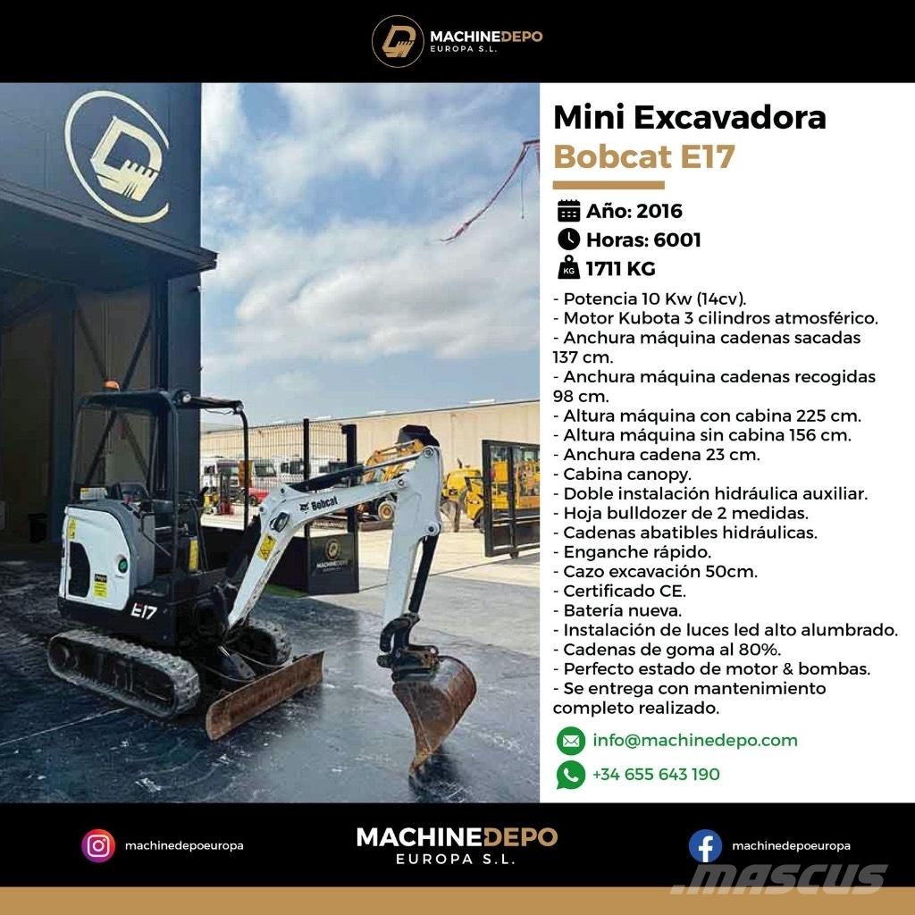 Bobcat E 17 Mini bageri <7t