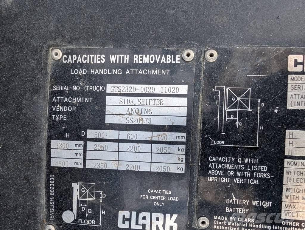 Clark GTS 25 D Dizelski viličari