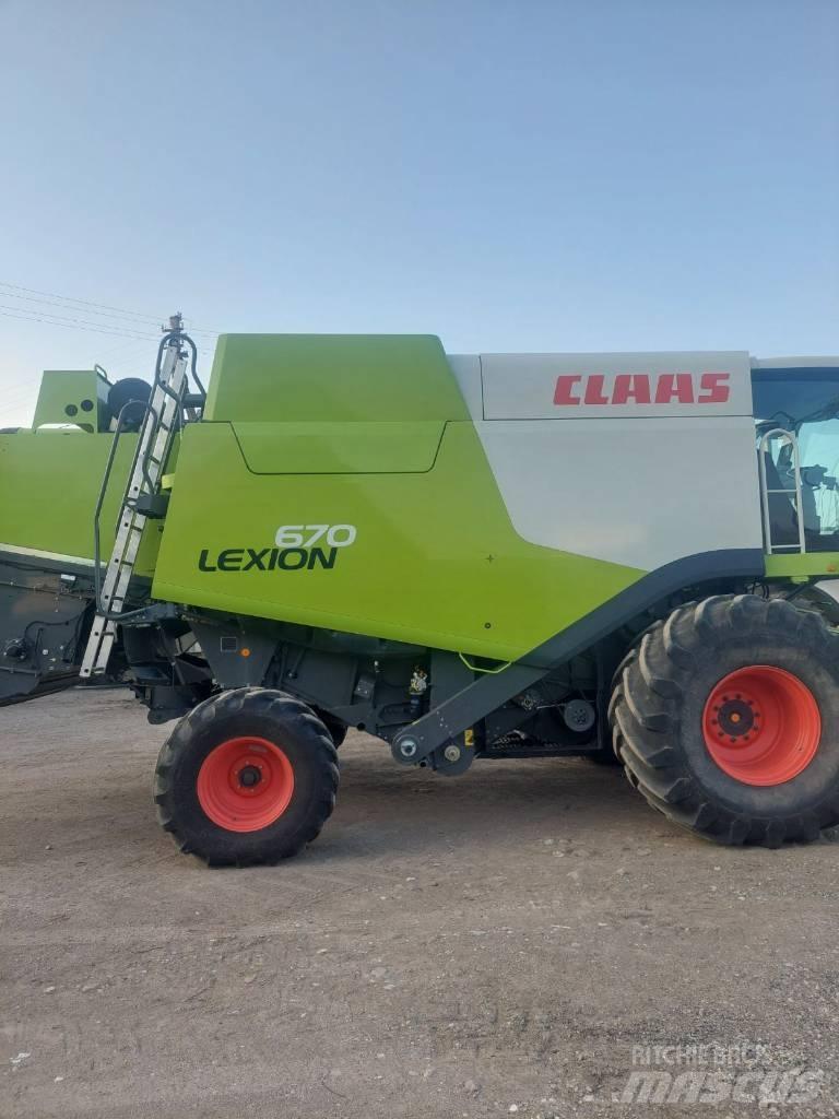 CLAAS Lexion 670 Kombajni