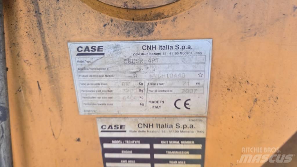 CASE 580 SR Utovarni rovokopači
