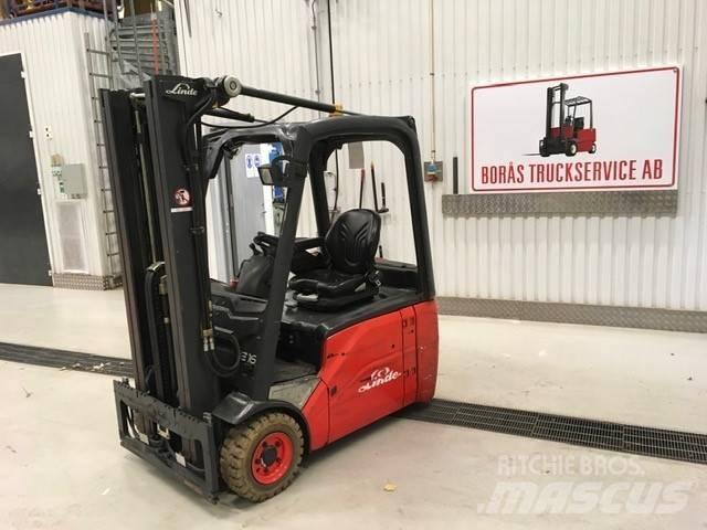 Linde E 16 H - 01 Električni viličari