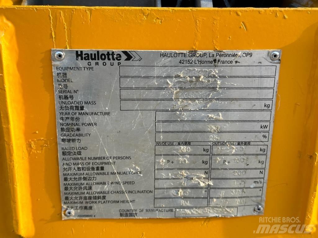 Haulotte OPTIMUM 8 Škaraste platforme