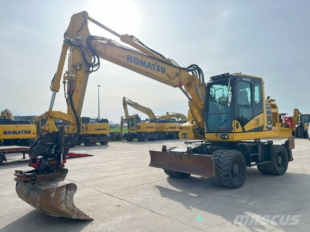 Komatsu PW 148-11 Bageri na kotačima
