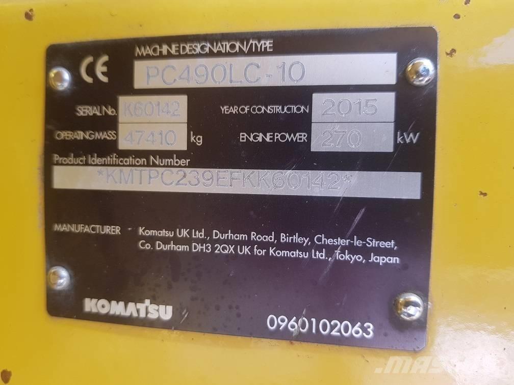 Komatsu PC 490 LC-10 Bageri gusjeničari