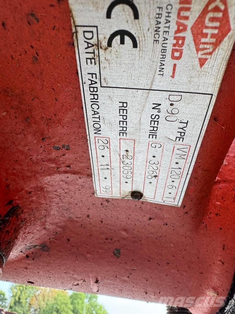 Kuhn Vari-Master 120 Plugovi okretači
