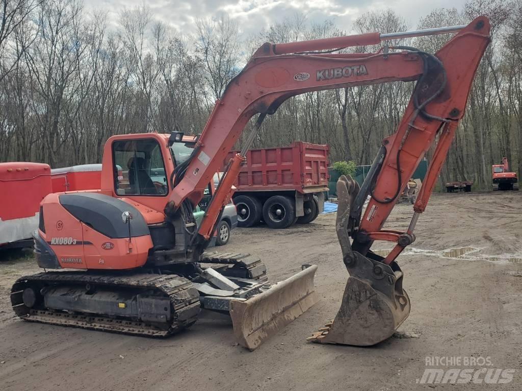 Kubota KX080-3 Bageri gusjeničari