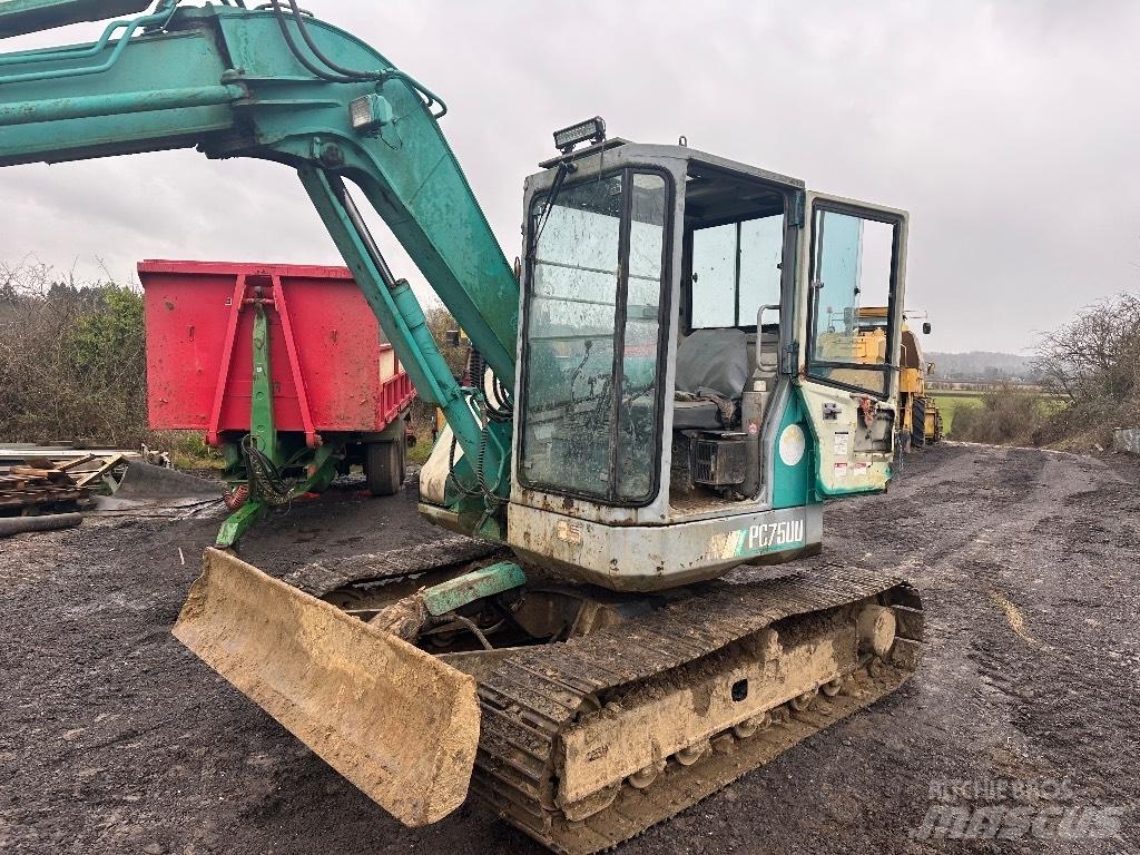Komatsu PC 75 UU-1 Mini bageri <7t