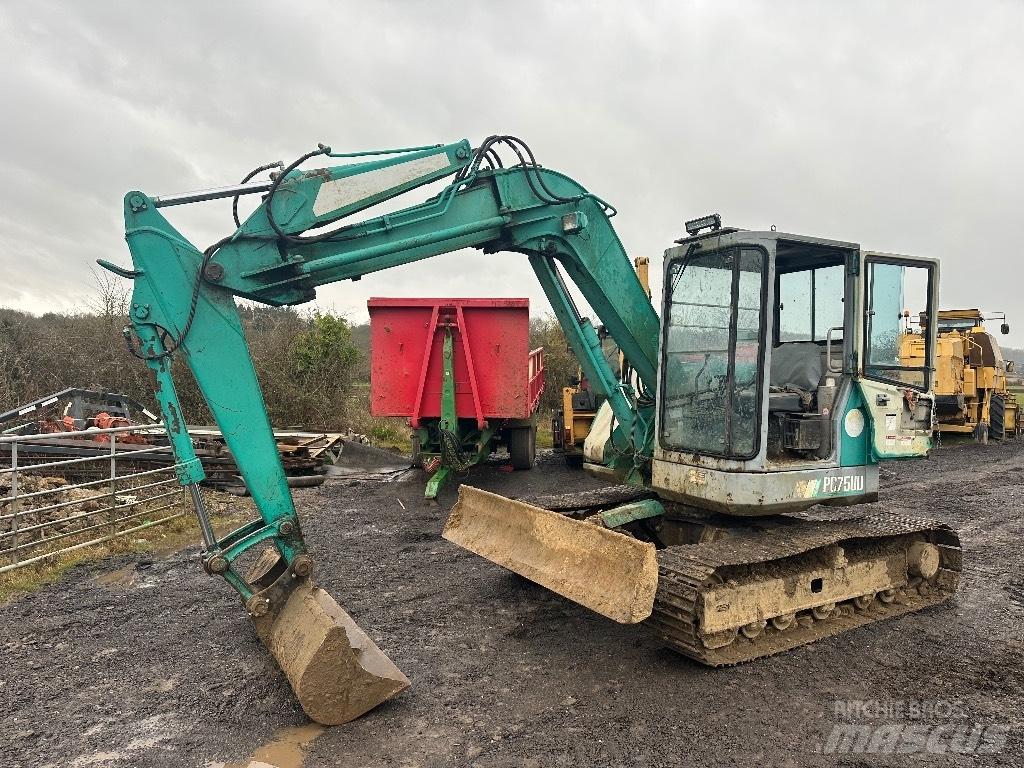 Komatsu PC 75 UU-1 Mini bageri <7t