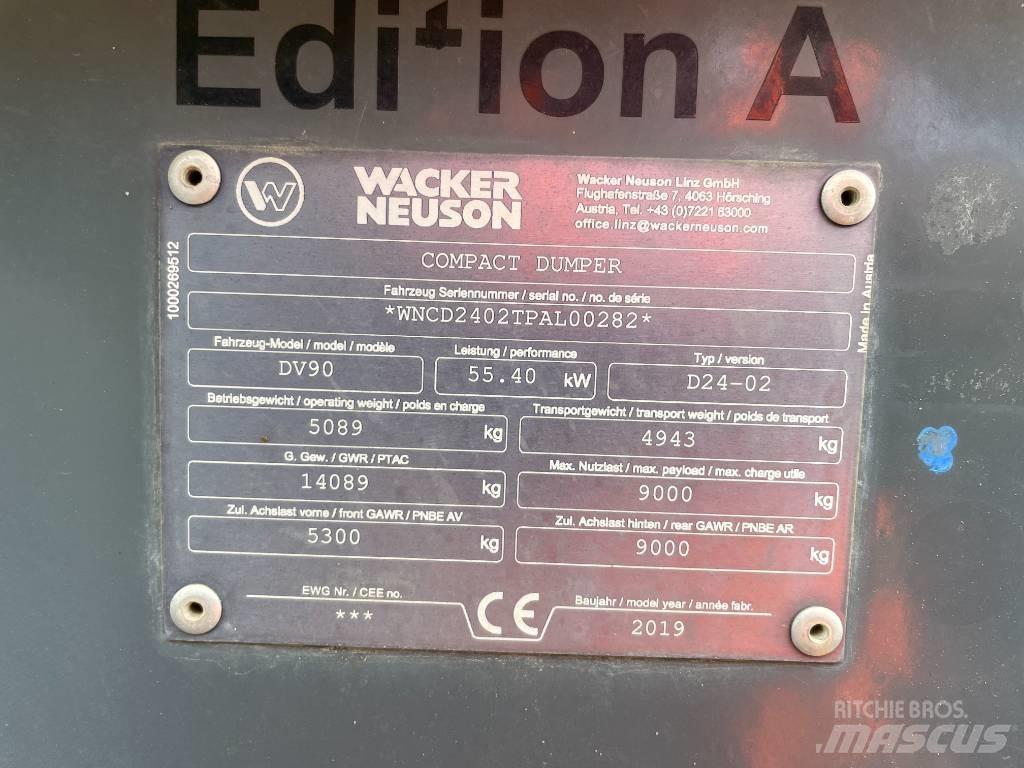 Wacker Neuson DV 90 Demperi za gradilišta