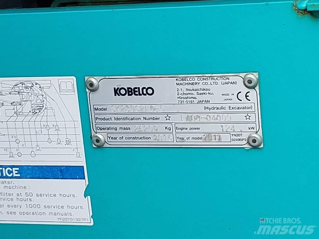 Kobelco SK230SRLC-5 Bageri gusjeničari