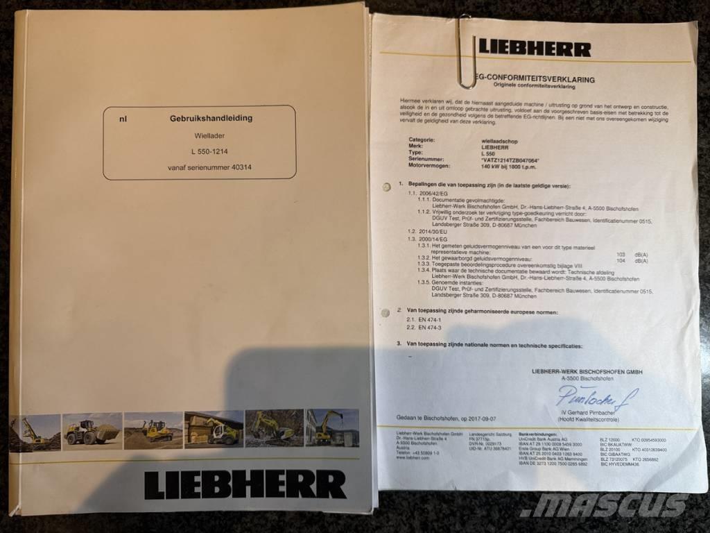 Liebherr L 550 Utovarivači na kotačima