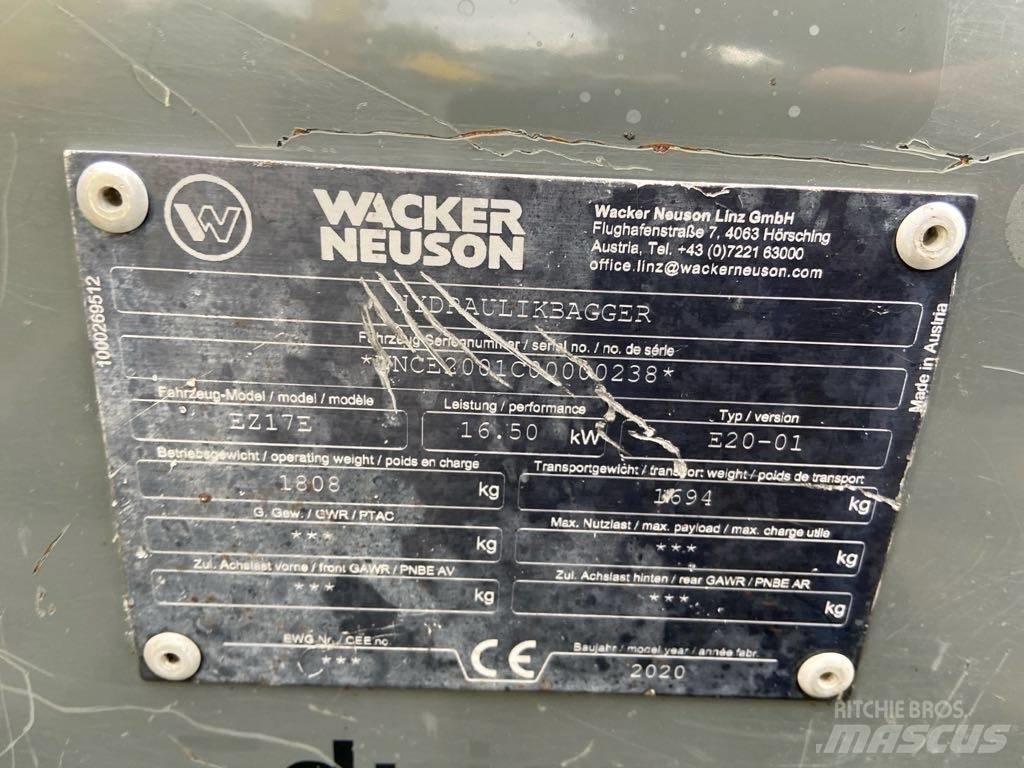 Wacker Neuson EZ17e Bageri gusjeničari